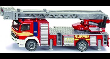 SIKU 1841, Brandweerwagen, 1:87, metaal/kunststof, rood, beweegbare ladder
