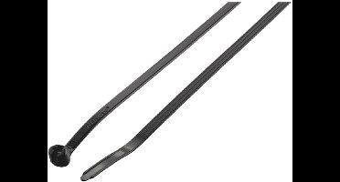 Wurth - Kabelbinder KBL MZUV PA metalen lip goedk. zwart - KBL MZUV kabelbinder van polyamide met metalen tong UV-bestendig, zwart Lengte 140 mm