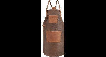 Rundlederen Schort - Cross Straps