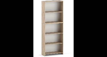 Kantoor Boekenplank Sonoma Eiken 70 CM 5 Planken Speelgoed Houten Loft