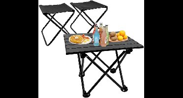 Boraboi ® Opvouwbare Aluminium Campingtafel Met Stoelen Voor Diverse Buitenactiviteiten