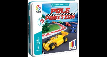SmartGames Pole Position - Magnetisch 3D Race Denkspel - 48 Educatieve Circuit Uitdagingen - Compact Reisspel & Solospel - Vanaf 5 Jaar