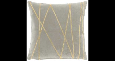 D- Unique Living | Kussen Senza 45x45cm chateau grey | Kussen woonkamer of slaapkamer