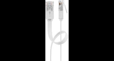 Wentronic CAT5E Netwerkkabel - RJ45 - Wit - 3 m