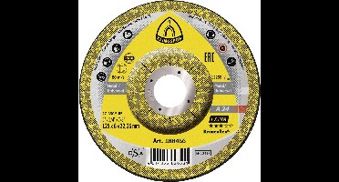 Klingspor 188466 Afbraamschijf gebogen Diameter 125 mm Boordiameter 22.23 mm Staal 10 stuk(s)