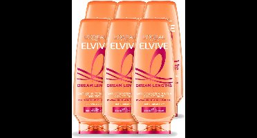 6 x L'Oréal Paris Elvive Dream Lengths - Conditioner - 250 ml - Voordeelverpakking - 6 stuks