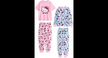 Hello Kitty Pyjamaset Meisjes 2-Pack | Blauw & Roze
