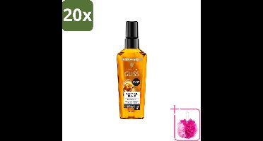 20 x Gliss - Hair Repair - Oil Elixer - Ultiem Haarherstel en Glans - Bulkverpakking - Haarherstel - Douchemop - Haarbescherming