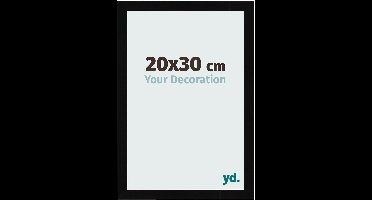 Your Decoration - Fotolijst 20x30 cm - MDF - Zwart Hoogglans - Bologna