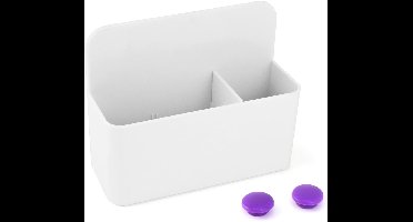 Dailygoods - Verstelbare Magnetische Pennenhouder - Geschikt voor Whiteboards en Koelkasten