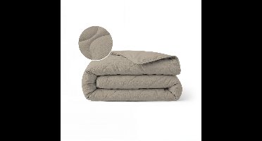 Zelesta Special Seersucker Zomerdekbed - Warmgrijs 240x200cm