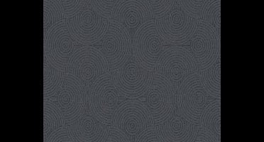 FANTASIE CIRKEL BEHANG - Zwart Zilver Metallic - AS Creation Esprit 13