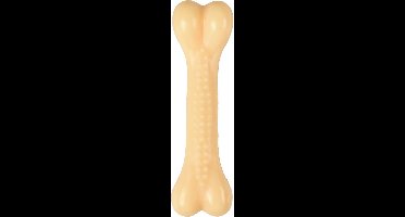 Flamingo - Hondenspeelgoed Nylon Boney Vanille - Crème - M - 15 x 4.5 x 4 cm