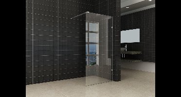 Wiesbaden Less profielloze inloopdouche 70x200cm 8mm glas met NANO coating