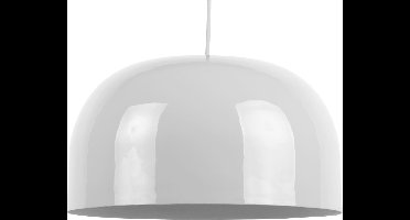 Leitmotiv Hanglamp Dome - Wit - Ø40cm - Scandinavisch - Hanglampen Eetkamer, Slaapkamer, Woonkamer