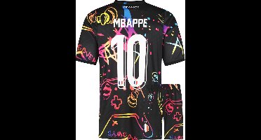 Mbappe Frankrijk Voetbaltenue - Gaming Tenue - Voetbal Tenue Kinderen - Shirt en Broekje - Jongens en Meisjes - Volwassenen - Heren en Dames - Maat M