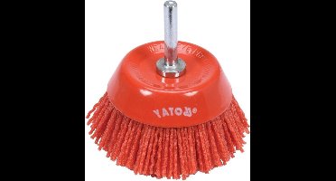 Yato - Reinigingsborstel - Nylon - 75mm - 6mm Schacht