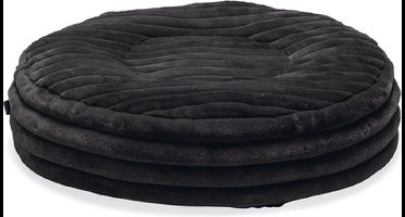 Designed by Lotte Reza - Hondenkussen - Rond - Antraciet - 65x65x16 cm