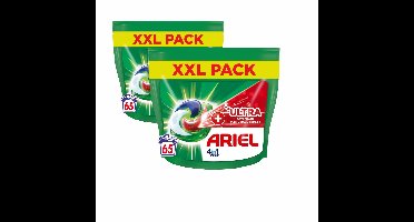 Ariel 4in1 Wasmiddel Pods +Ultra Vlekverwijderaar - 130 Wasbeurten