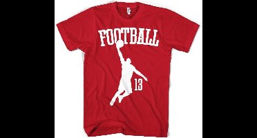 Hybris Footbasket T-shirt rood