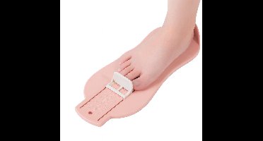Scoby - Schoenmaatmeter - Voetmeter - Kinder Voetmeter - Foot Gauge - Lichtroze