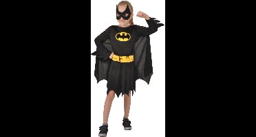 Dc Comics Verkleedpak Batgirl Meisjes Zwart 4-delig Maat 146-158
