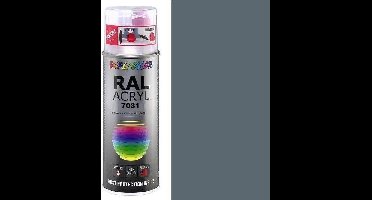 Motip Dupli-Color Spuitbus Acryl Hoogglans - RAL 7031 Blauwgrijs