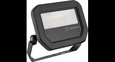 OSRAM - LEDVANCE - LED Breedstraler 10 Watt - LED Schijnwerper - FL PFM SYM 100 BK - Warm Wit 3000K - Mat Zwart - Aluminium