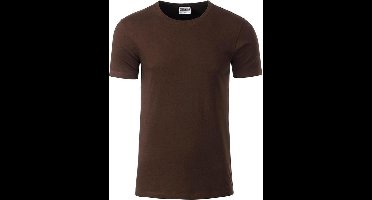 James and Nicholson - Heren Standaard T-Shirt (Bruin)