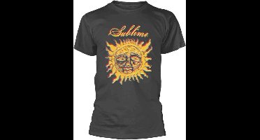 Sublime - Yellow Sun Heren T-shirt - 2XL - Grijs