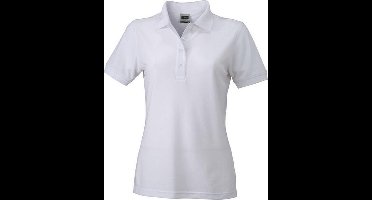 James and Nicholson Dames/dames Werkkleding Poloshirt (Wit)