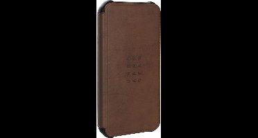 UAG - iPhone 12 mini Hoesje - Book Case Metropolis Leer Bruin