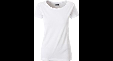 James and Nicholson Dames/dames Basic Organic Katoenen T-Shirt (Wit)