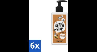 Marcel’s Green Soap – Handzeep – Sandelhout & Kardemom – 500 ml - Voordeelverpakking - 6 stuks