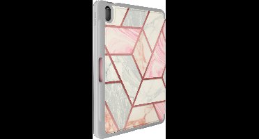 Cosmo Hoes met screen protector geschikt voor iPad Air 11 inch (M4 / M3 / M2) - iPad Air 10.9 inch (Air 5 / Air 4) - Marmer