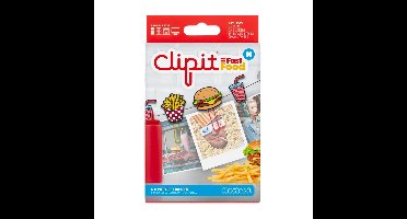 Mustard Funny Fotoclips - ClipIt Fast Food - Set van 6 Stuks - Assorti