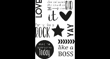 Vaessen Creative Clear Stamps - LoveLove It - A6