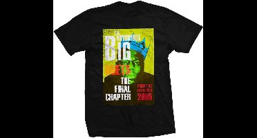 Biggie Smalls - Final Chapter Heren T-shirt - S - Zwart