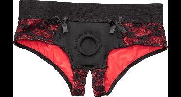 CalExotics - Scandal Crotchless Set S/M - Strap On Harness Zwart