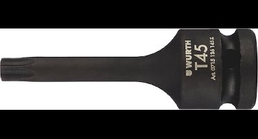 Wurth - 1/2 inch krachtdopsleutel, binnen-TX, lang - Krachtdopsleutel 1/2 inch Voor schroeven met binnen-TX, lang Soort aandrijving Binnenvierkant Aansluiting TX40