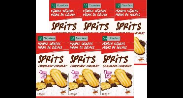 Damhert | Minder Suikers Sprits | Chocolade | 6 stuks | 6 x 120 g