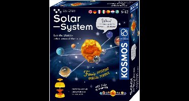 KOSMOS Orbiting Solar System - Bouw Je Eigen Zonnestelsel - Mechanisch Model met Opwindmotor - Geen Batterijen Nodig - 35 cm Diameter - STEM Experimenteerset - Vanaf 8 Jaar