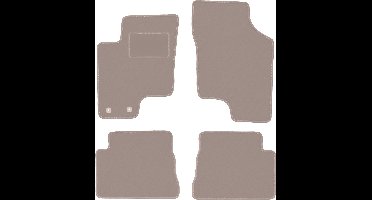 Beige velours matten voor: Hyundai Getz hatchback (2002-2010)