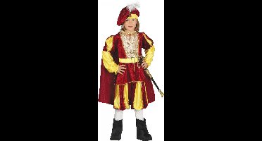 Fiestas Guirca Verkleed kostuum prins - middeleeuwen - voor kinderen - 5-delig 110/116