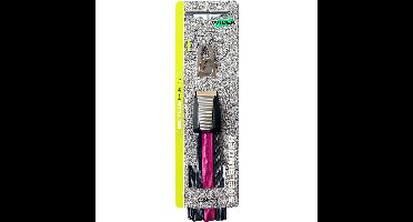 Fiets Snelbinder Widek triobinder 16 grijs/roze