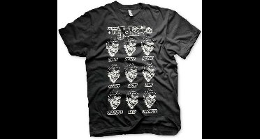 DC Comics Batman Unisex Tshirt -3XL- The Many Moods Of The Joker Zwart