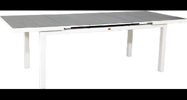 Uitschuifbare dining tafel Plainfield Sky White