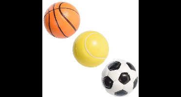 Free And Easy Ballenset Sport Thema 7 Cm 3 Stuks