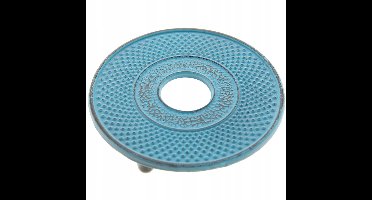 Gietijzeren Onderzetter voor Theepot & Potten - Azurio Turquoise