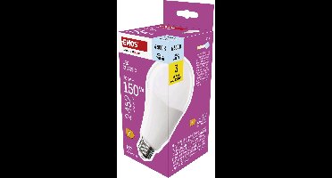 EMOS LED-lamp Classic A80 / E27 / 20 W (150 W) / 2452 lm / koudwit, ZQ5E84